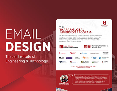 Email Design TIET