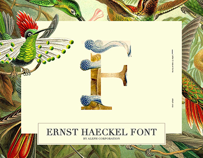|| Ernst Haeckel Font || by shiraz & daryan