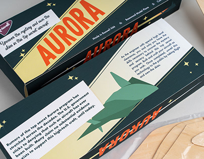 Aurora | Balsa Wood Model Plane Packaging
