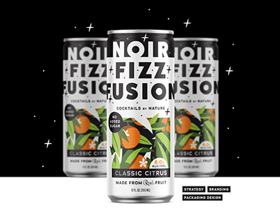 Noir Fizz Fusion | Cocktails by Nature