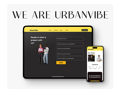 UrbanVibe Ad Agency Website