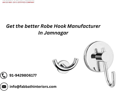 Get the better Robe Hook Manufacturer In Jamnagar