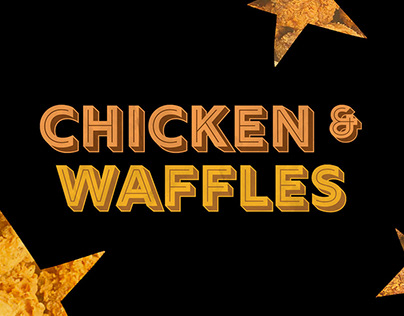 Chicken & Waffles Recipe Design