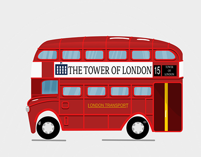 London Bus illustration