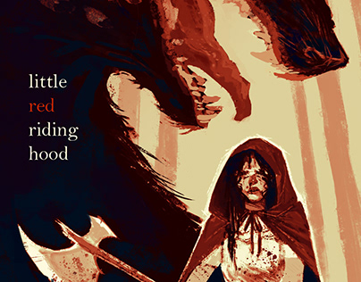 Little Red Riding Hood Book Horror Cover