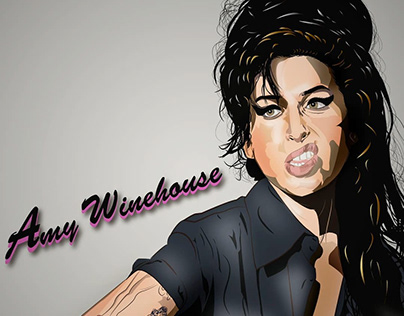Amy Winehouse Illustration vector