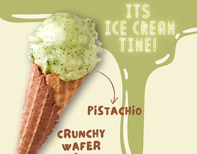 Ice cream advertisement