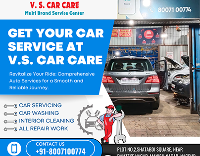 Get your car Service at V.S. Car Care