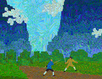 Pixel paintings