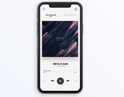 Music app- micro interactions