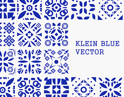 Klein Blue Vector
