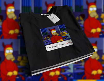 The Simpsons Collection T-shirt Design