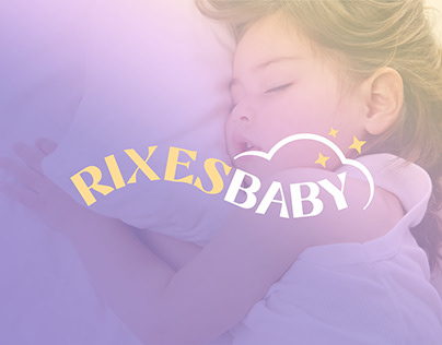 RIXESBABY детский логотип | baby dream sleep logo
