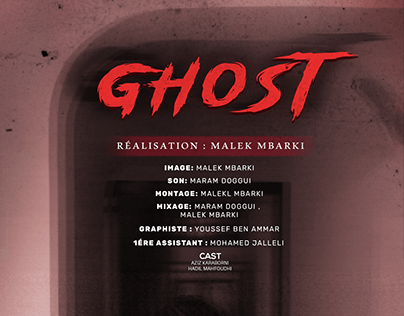 Ghost poster of film directed by Malek Mbarki