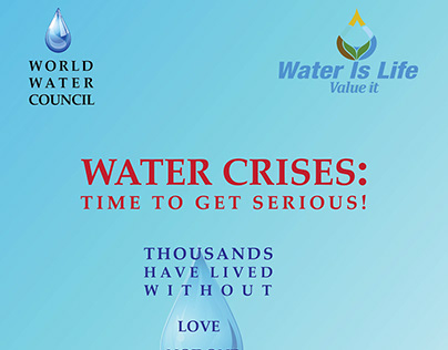 Poster for water saving Campaign