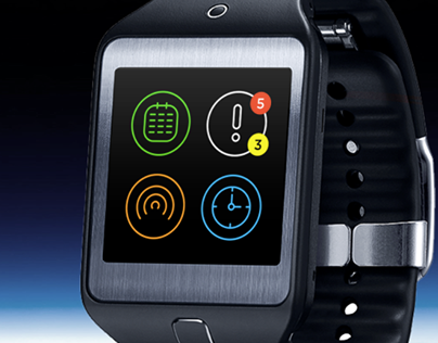 Astronaut Smartwatch App UI Design
