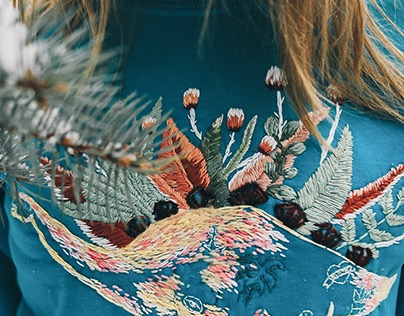 Embroidery Dinosaur