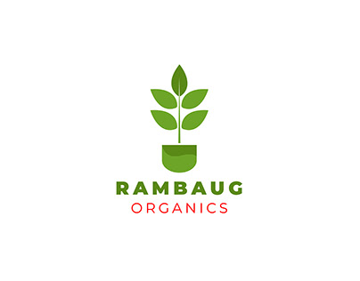 Rambaug organics Logo design for client