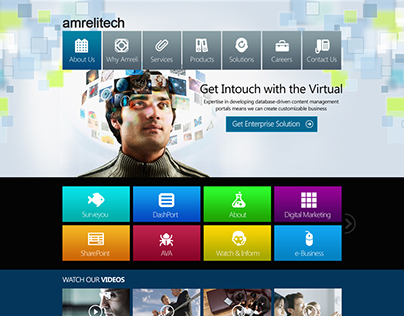 Amrelitech - Website Design