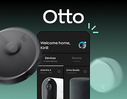 Otto - Smart Home App UI Concept