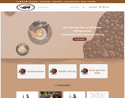 Coffee Website Redesign