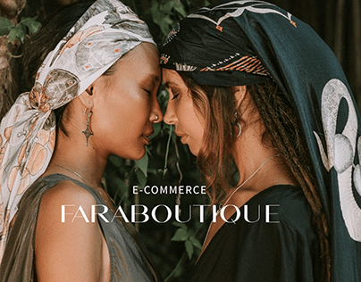 Faraboutique - online store. Redesign