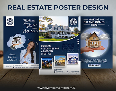 Real Estate Poster/Flyer Campaign