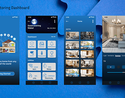 Home Monitoring Dashboard UI