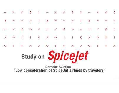 Low consideration of SpiceJet airlines by travelers