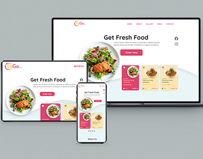 Web designe/Responsive for Restaurant
