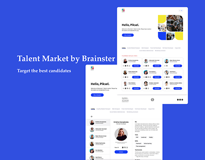 "Target the best candidates" - Talent Market Web Design