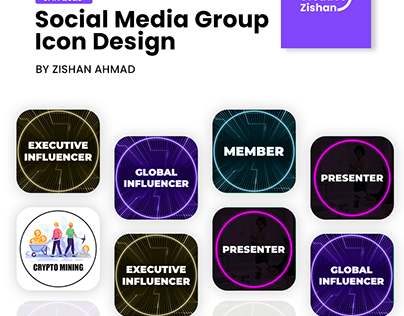 Social Media Group Icon Design