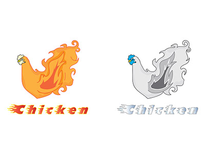 fire chicken (fast food logo)