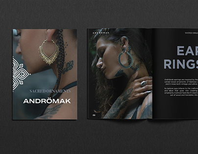 "Andromak Jewelry" Magazine/Catalogue Design