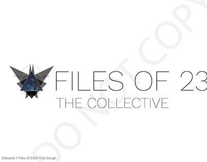 GE: "Files of 2300" Title Design - 2019