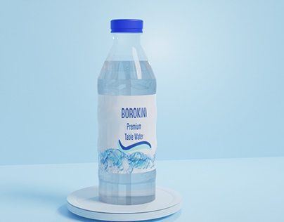 3D Bottle Water Animation