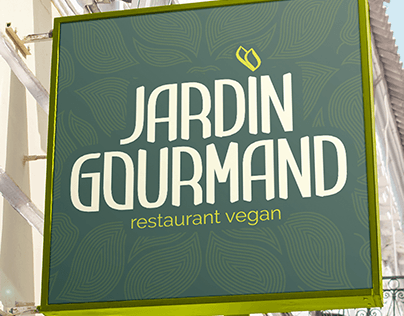 Enseigne "Jardin Gourmand"