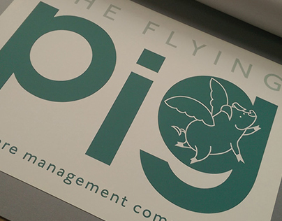 The Flying Pig: logo and letterheads