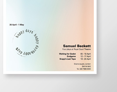 A Series of Samuel Beckett posters