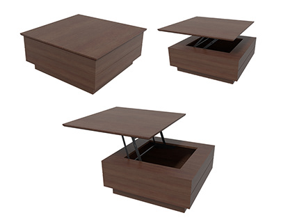 3D Convertible Furniture: Foldable Table