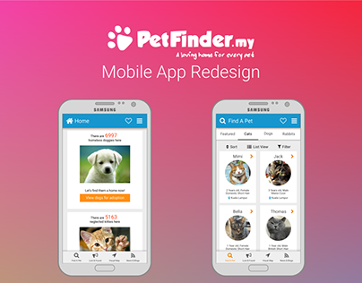 PetFinder.my App: Redesign