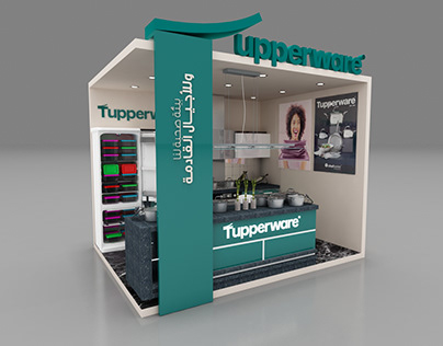 Tupperware Booth 3D Design