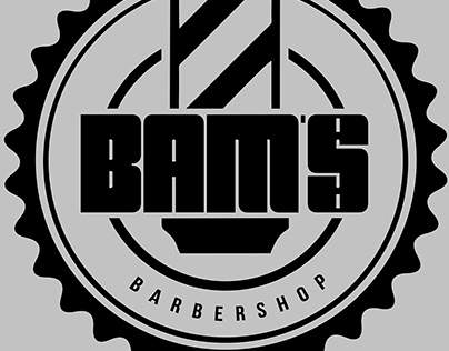 Logo for BAM'S barbershop