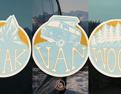 Outdoor Inspired stickers