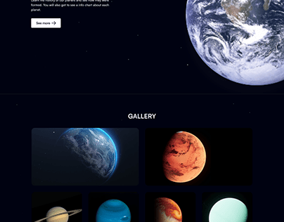 Solar System - Educational app for kids :: Behance