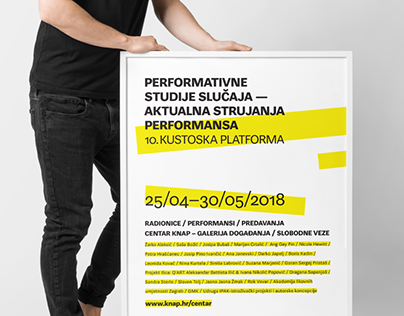 10th Curatorial platform, poster design