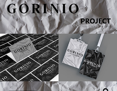 "GORINIO" Shoes Online Shop Project Design