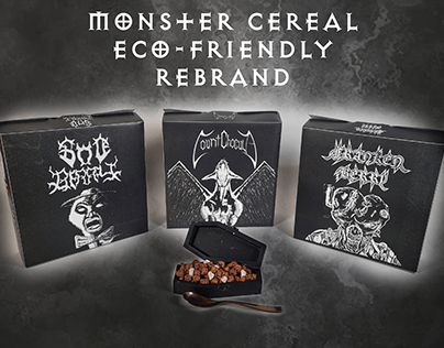 Monster Cereal Eco Friendly Rebrand