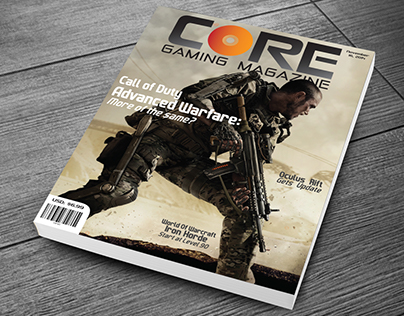 CORE Gaming Magazine + logo (College)