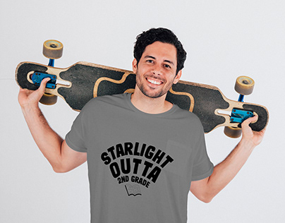 Starlight outta 2nd-grade Vector T-Shirt Design